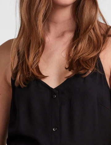 Rochie scurta Pieces, negru