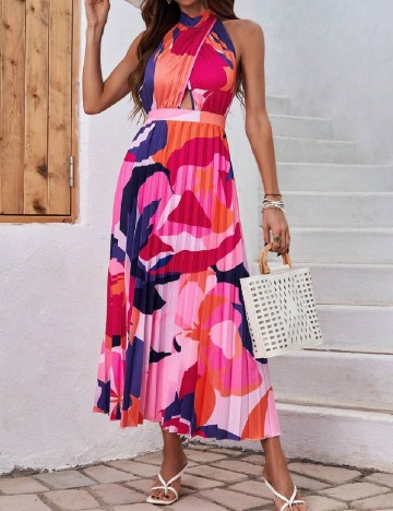 
						Rochie lunga SHEIN, mix culori