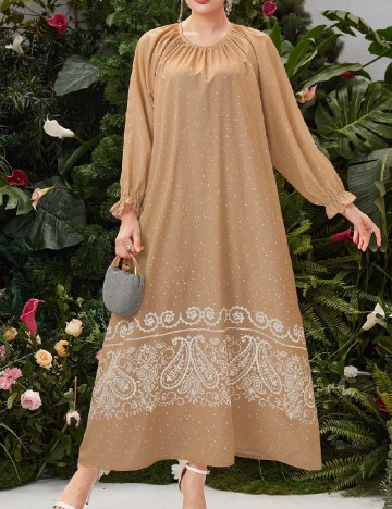 
						Rochie lunga SHEIN, maro
