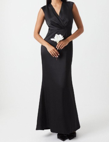 
						Rochie lunga Coast, negru
