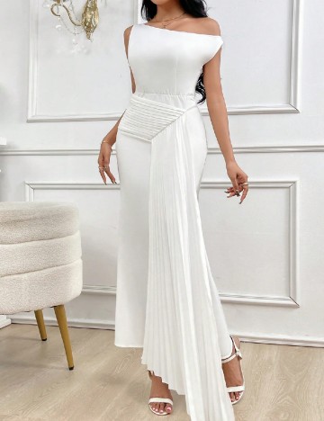 
						Rochie lunga SHEIN, alb