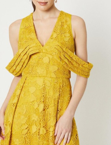 Rochie medie Coast, galben