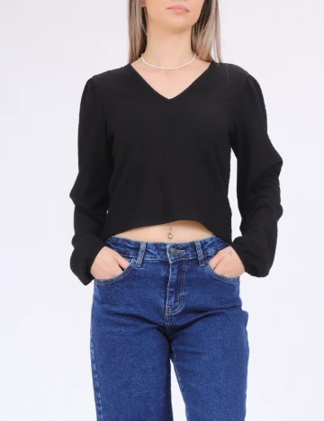 Bluza Pieces, negru