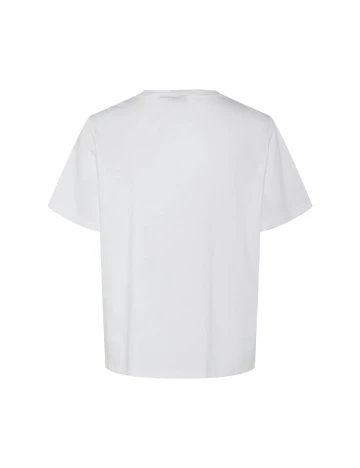 Tricou Pieces, alb