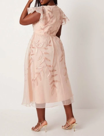 Rochie medie Coast, roz pal