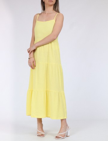 Rochie medie Pieces, galben