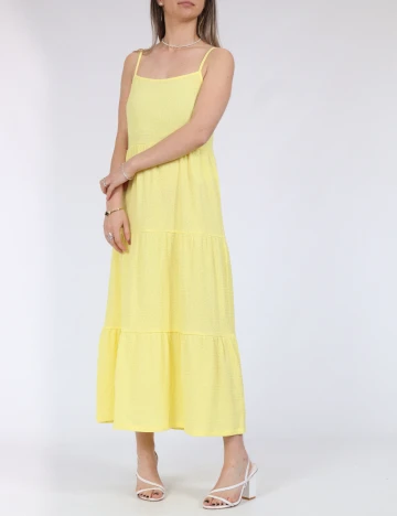 Rochie medie Pieces, galben