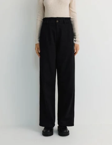 Pantaloni Reserved, negru Negru
