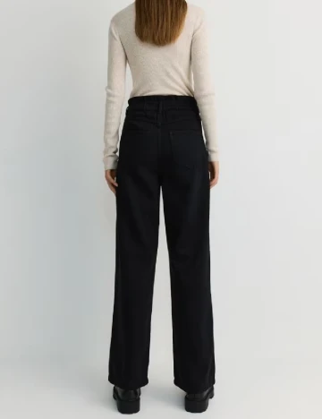 Pantaloni Reserved, negru Negru