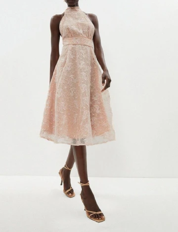 Rochie medie Coast, crem