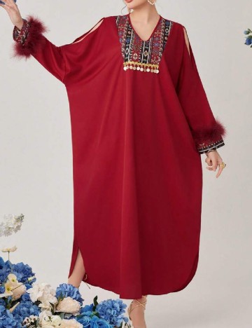
						Rochie lunga SHEIN, rosu