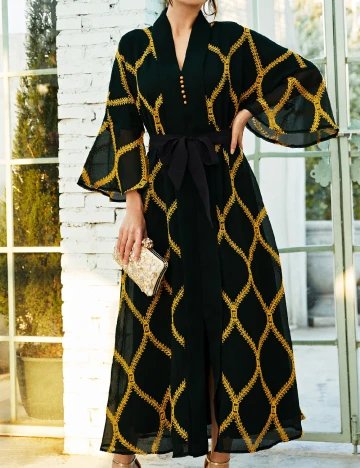 Rochie lunga SHEIN, negru Negru