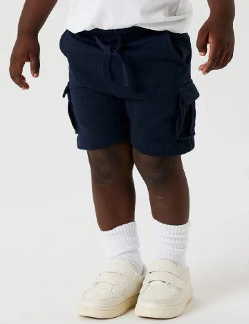 Pantaloni scurti Name It, bleumarin Albastru