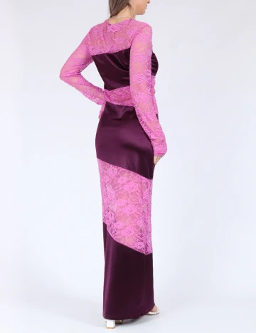 Rochie lunga Something New, roz Roz