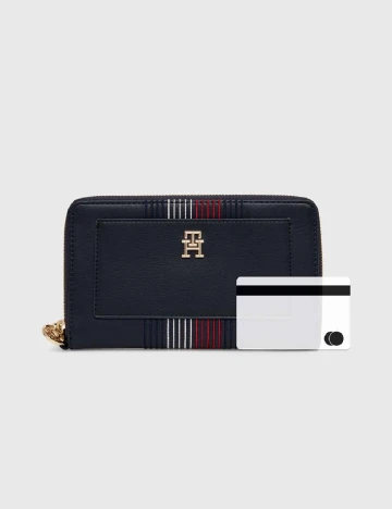 Portofel Tommy Hilfiger, bleumarin inchis