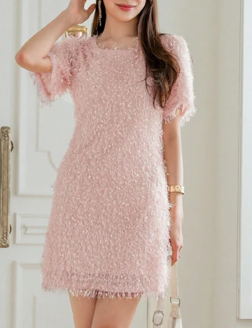 Rochie scurta Dazy, roz