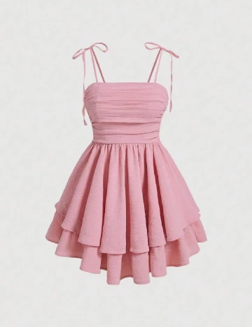 Rochie scurta SHEIN, roz