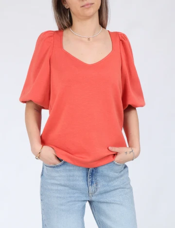 Bluza Vero Moda, portocaliu