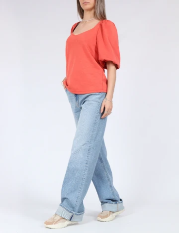 Bluza Vero Moda, portocaliu
