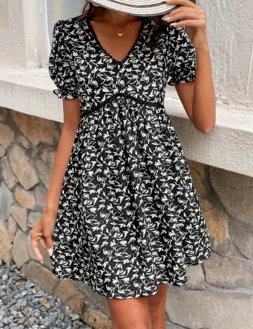 Rochie scurta SHEIN, negru Negru