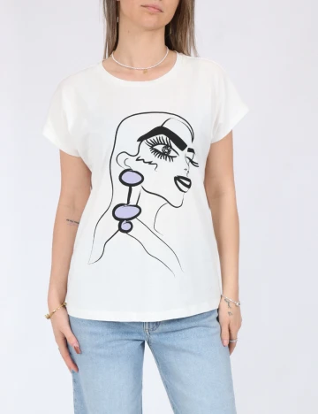 Tricou Vero Moda, alb
