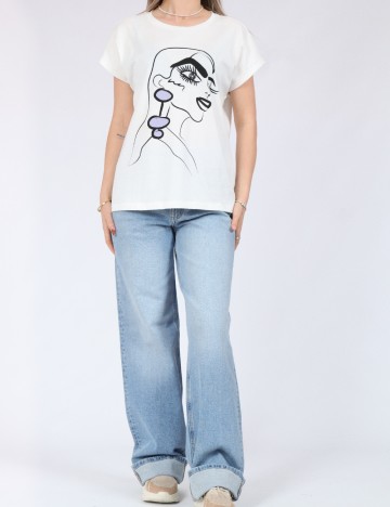 Tricou Vero Moda, alb