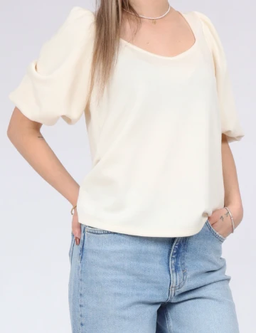 Bluza Vero Moda, crem