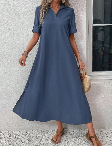 Rochie lunga SHEIN, albastru