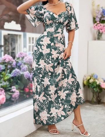 
						Rochie lunga SHEIN, verde