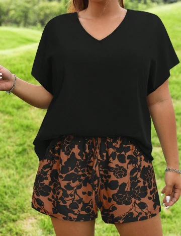 Compleu SHEIN CURVE, negru