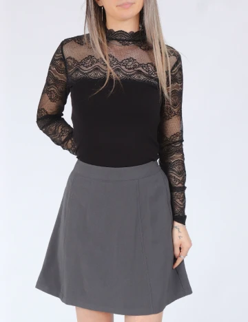 Fusta Vero Moda, gri