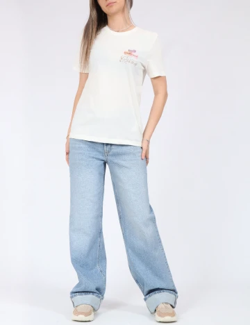 Tricou Only, alb