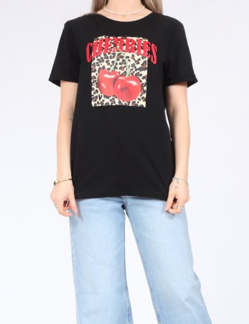 Tricou Only, negru