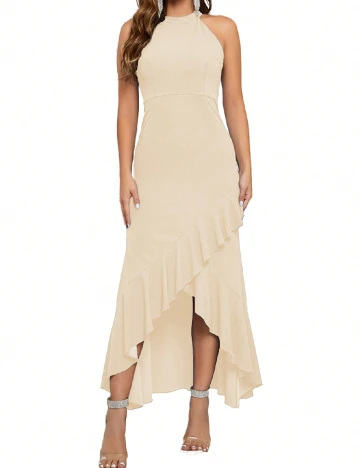Rochie lunga SHEIN, crem Crem
