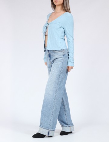 Cardigan Pieces, albastru