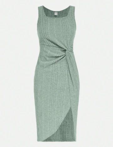 Rochie medie Shein Kids, verde
