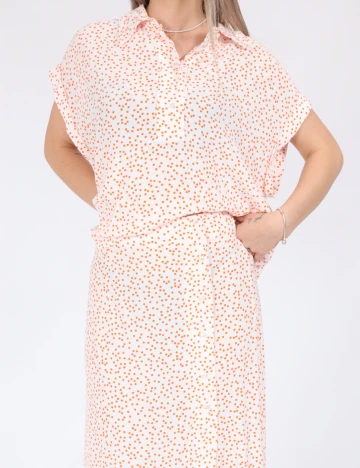 Bluza Pieces, alb Alb