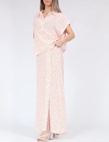 Bluza Pieces, alb Alb