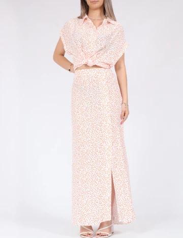 Bluza Pieces, alb Alb