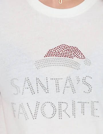 Tricou Only, alb