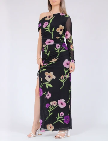 Rochie lunga Something New, negru Negru