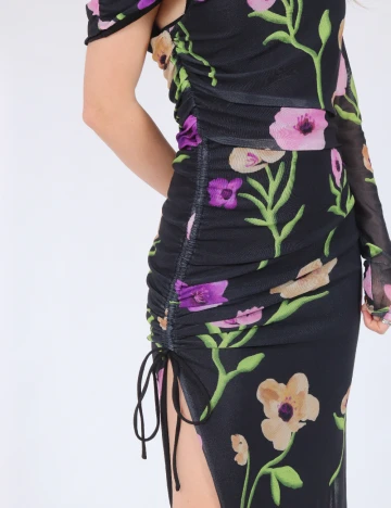 Rochie lunga Something New, negru Negru