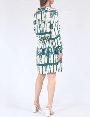 Rochie scurta Vero Moda, alb/verde Alb