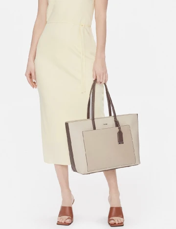 Geanta Calvin Klein, bej
