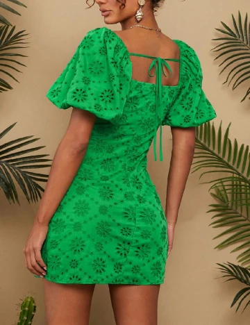 Rochie scurta SHEIN, verde