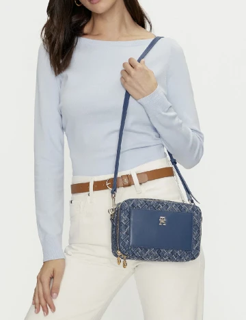 Geanta Tommy Hilfiger, albastru