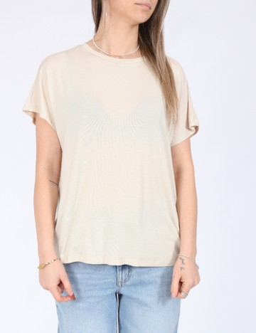 
						Tricou Vero Moda, bej