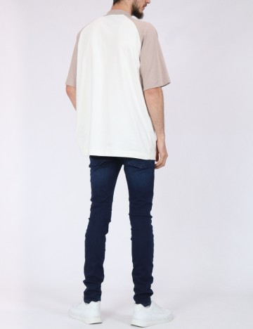 Tricou Oversize Jack&Jones, alb