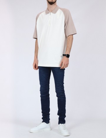 Tricou Oversize Jack&Jones, alb