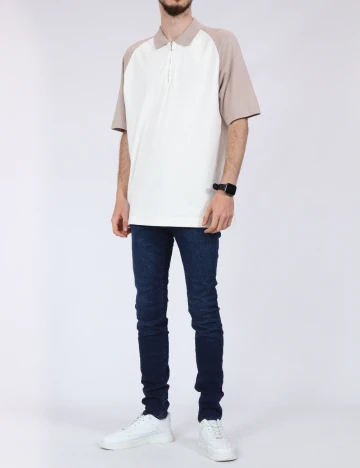 Tricou Oversize Jack&Jones, alb